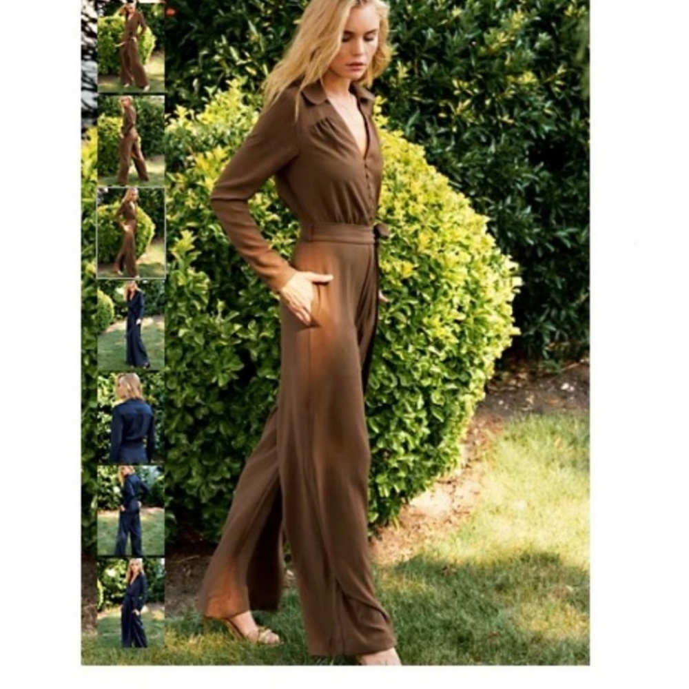 Happy X Nature Gem Coffee Brown Jumpsuit